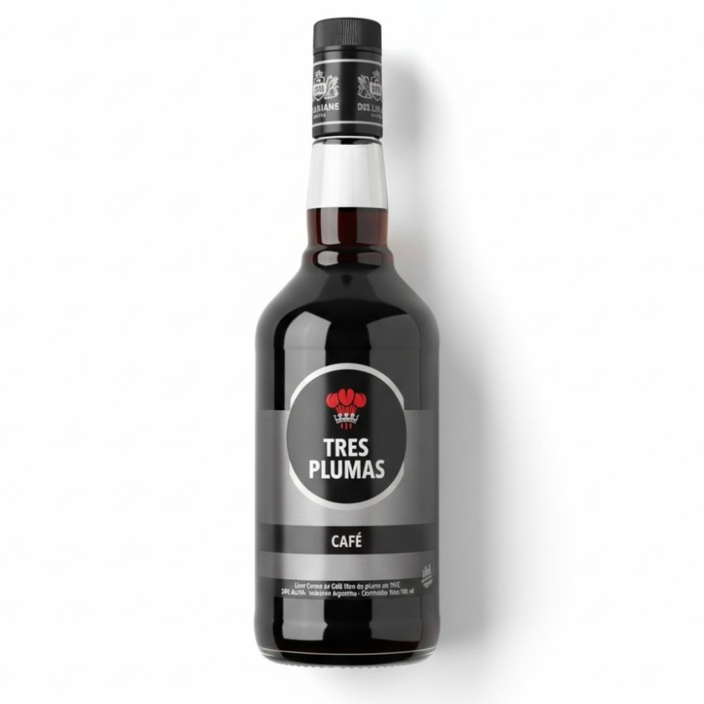 LICOR TRES PLUMAS CAFE 700ML
