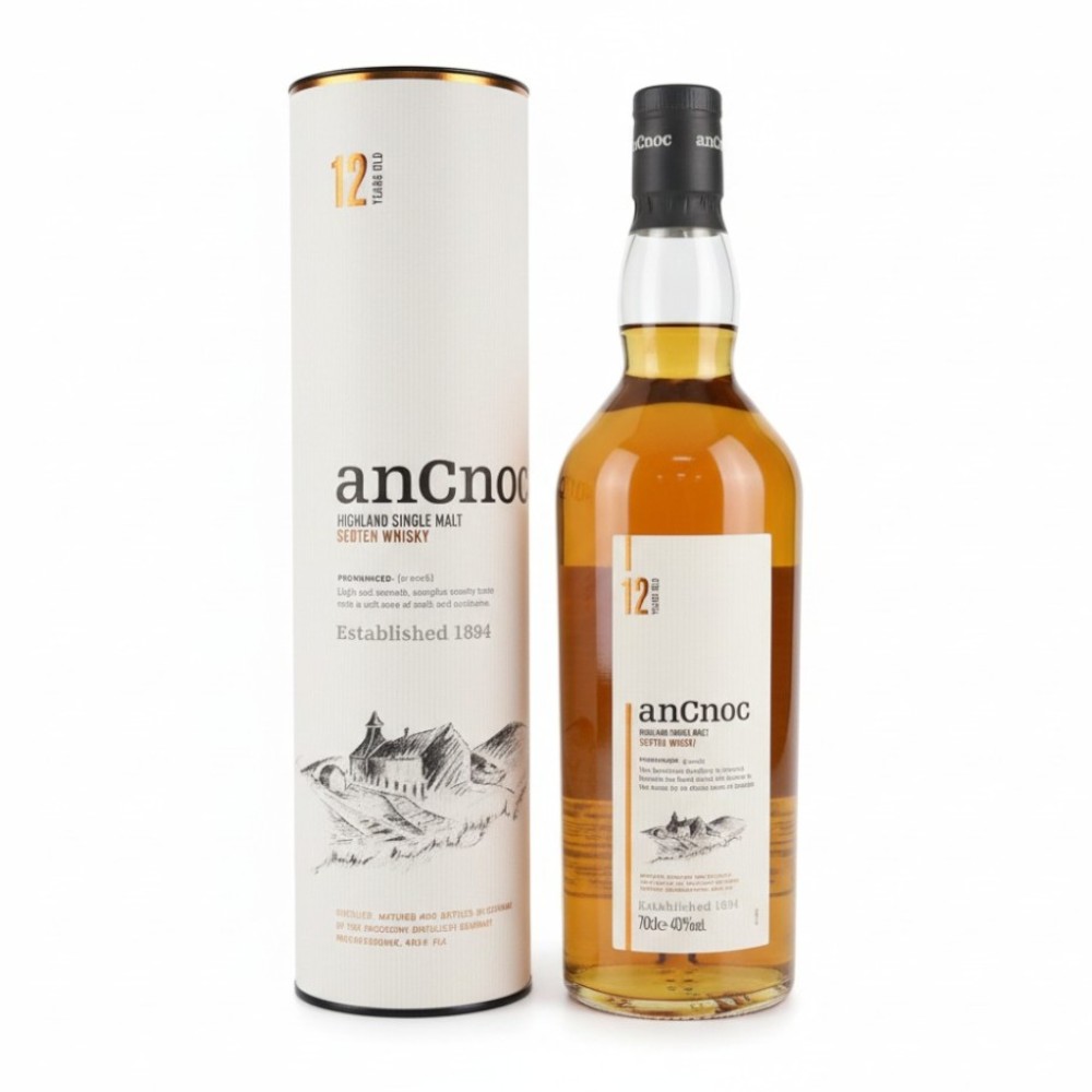 WHISKY SINGLE MALT ANCNOC 12 A�OS