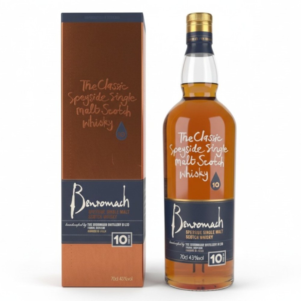 WHISKY SINGLE MALT BENROMACH SPEYSIDE 10