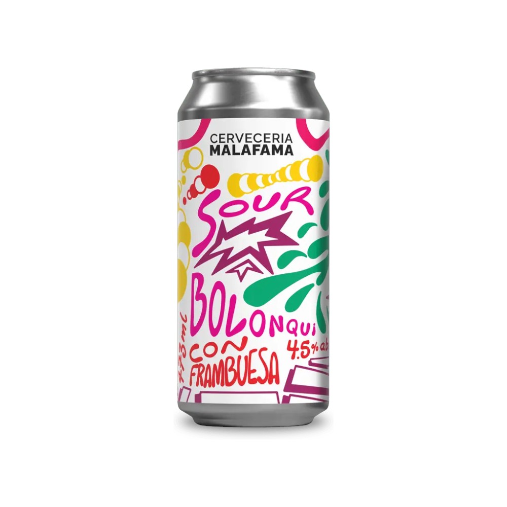 CERVEZA MALAFAMA BOLONQUI SOUR FRAMBUESA
