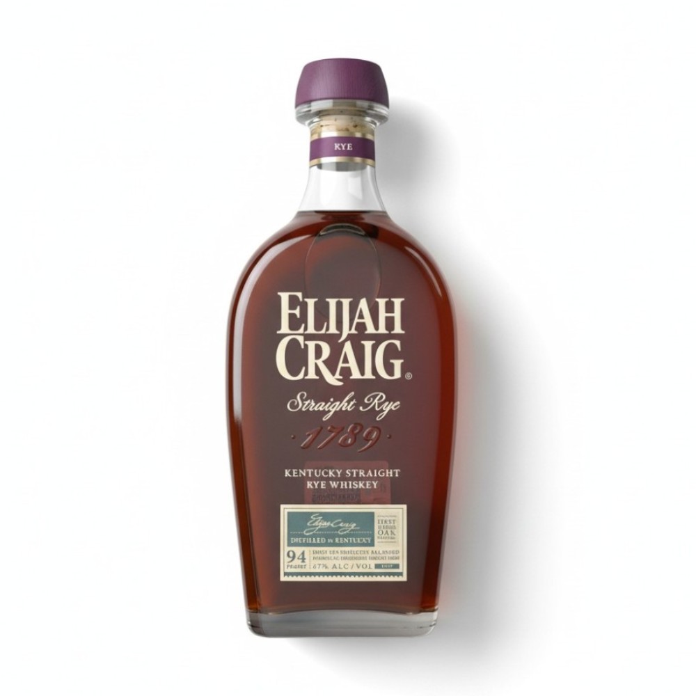 BOURBON WHISKY ELIJAH CRAIG STRAIGHT RYE 750ML