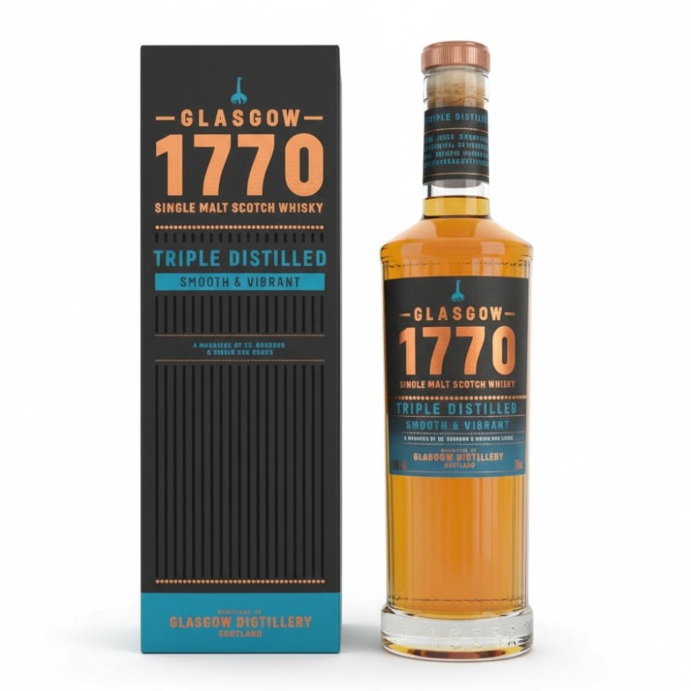 WHISKY GLASGOW TRIPLE DEST SINGLE MALT