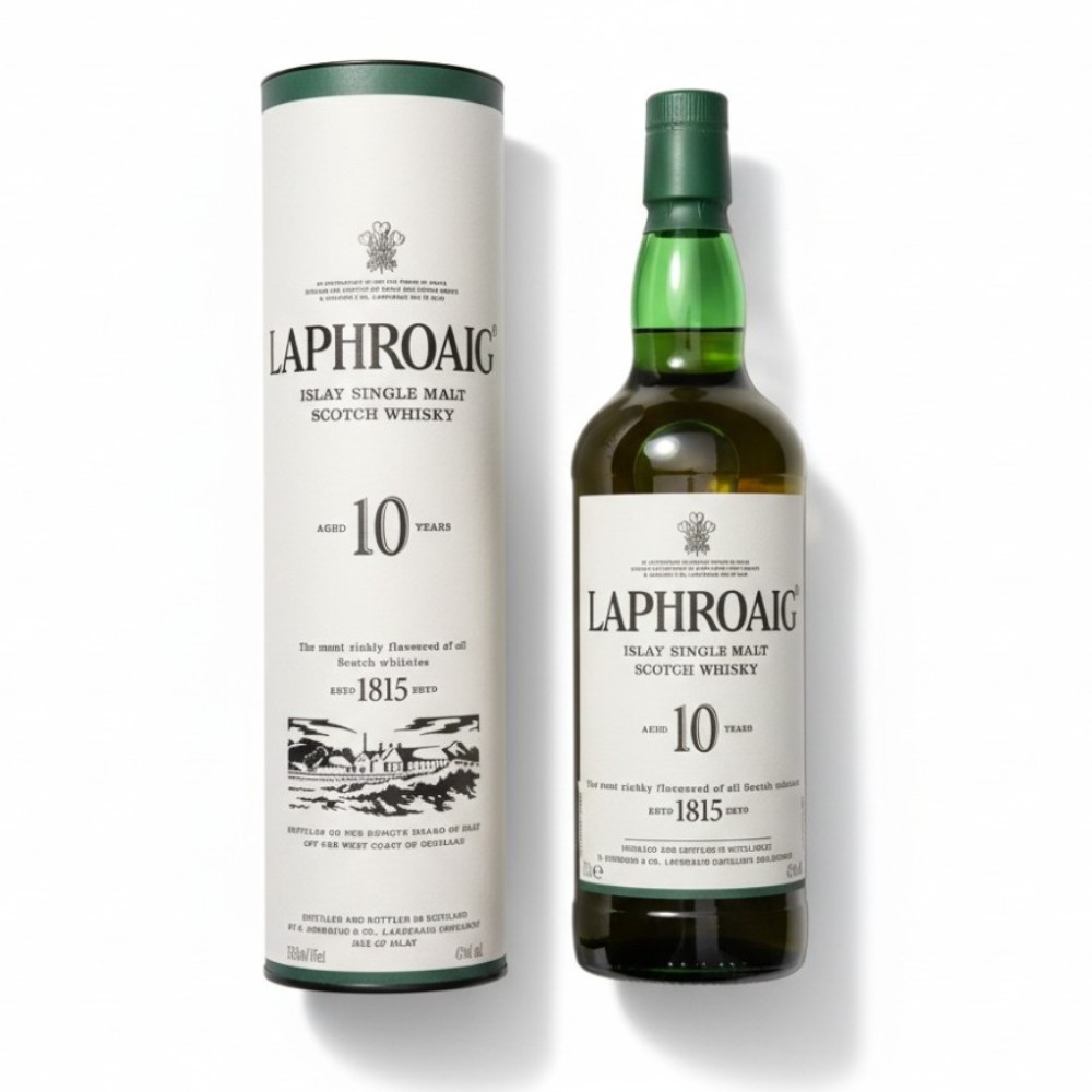 WHISKY LAPHROAIG 10 A�OS SINGLE MALT