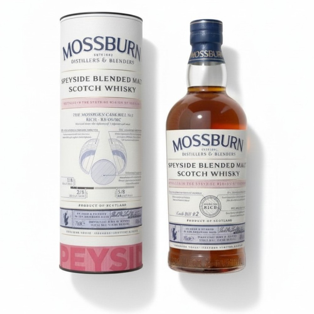 WHISKY SPEYSIDE BLENDED MALT MOSSBURN 