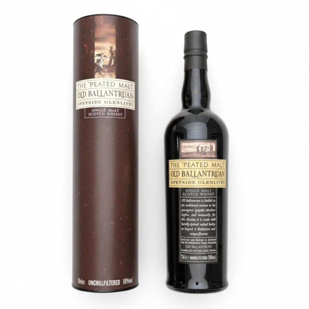 WHISKY SINGLE MALT OLD BALLANTRUAN SPEYSIDE 4 A�OS