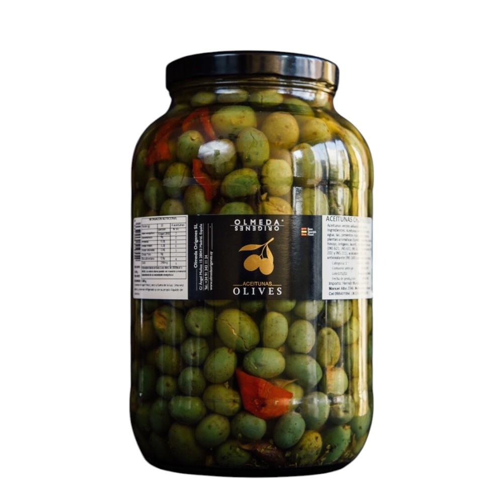 ACEITUNAS  OLMEDA ORIGEN CHUPADEDOS 4KG