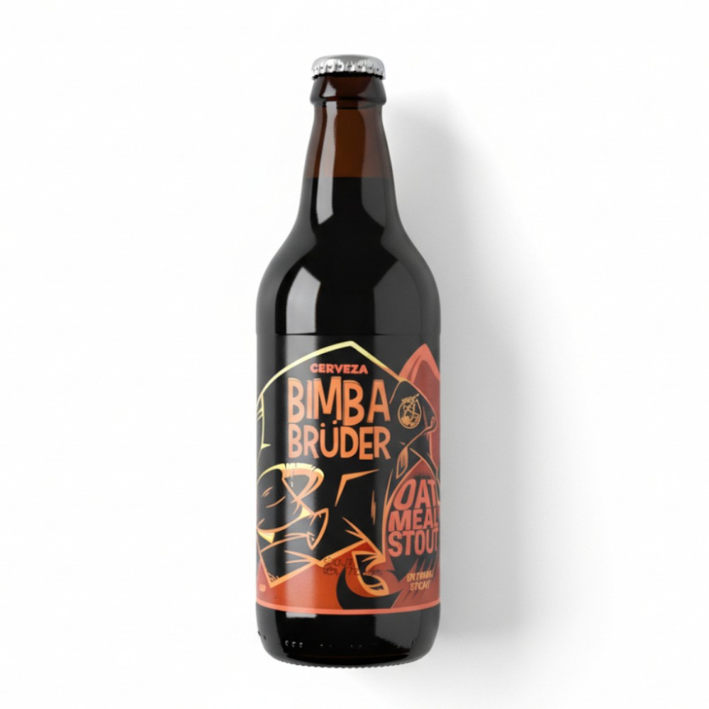 CERVEZA ARTESANAL BIMBA BRUDER OATMEAL STOUT 600ML