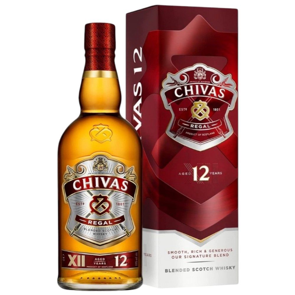 WHISKY BLEND CHIVAS REGAL 12 ANOS 1 LT