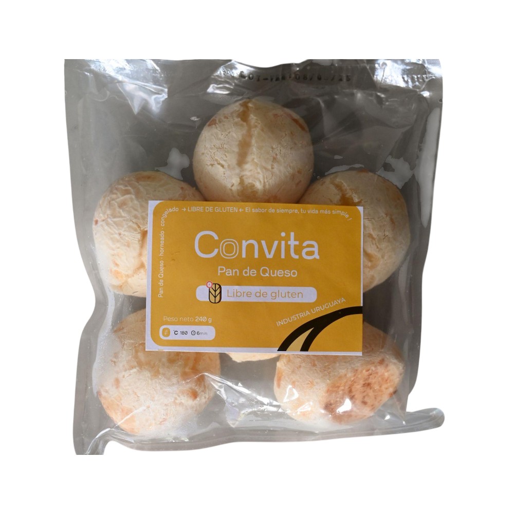 PAN DE QUESO CONVITA SIN GLUTEN