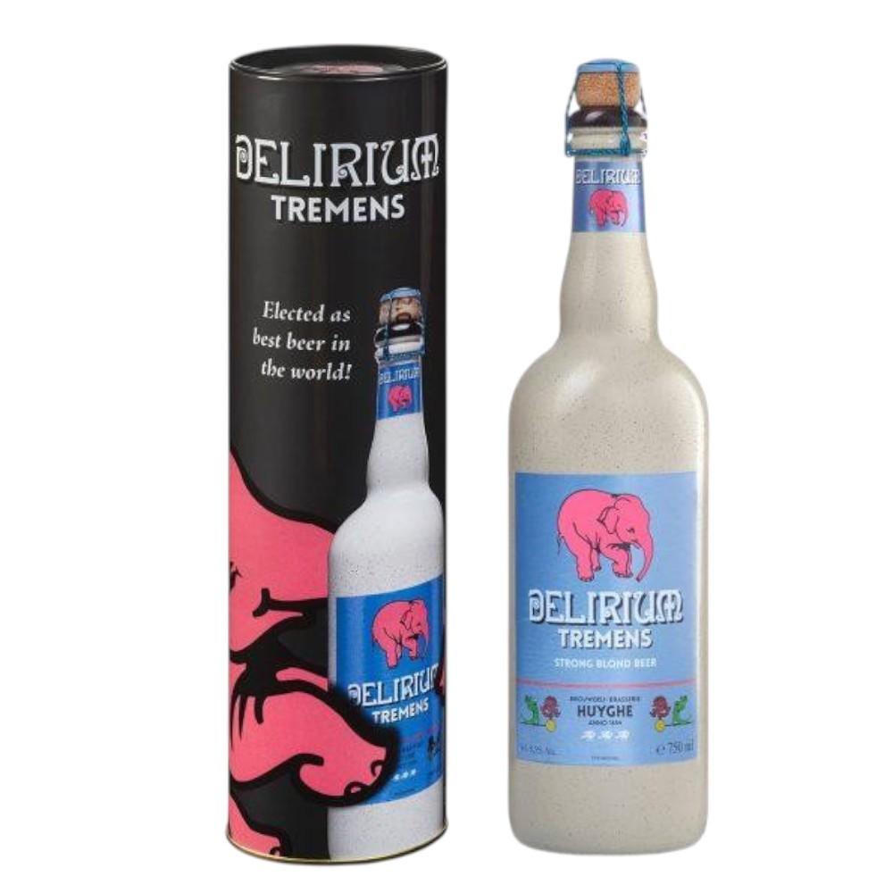 CERVEZA DELIRIUM TREMENS 750ML C/ESTUCHE