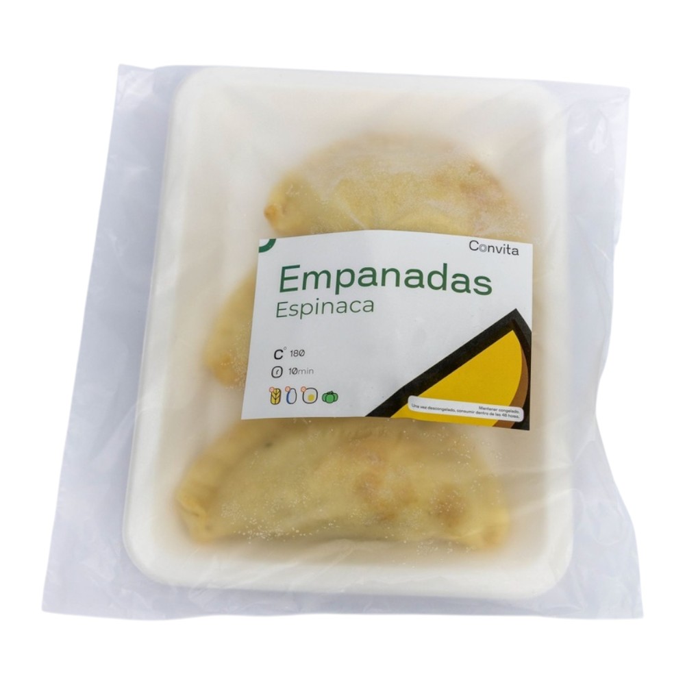EMPANADAS DE ESPINACA CONVITA SIN GLUTEN