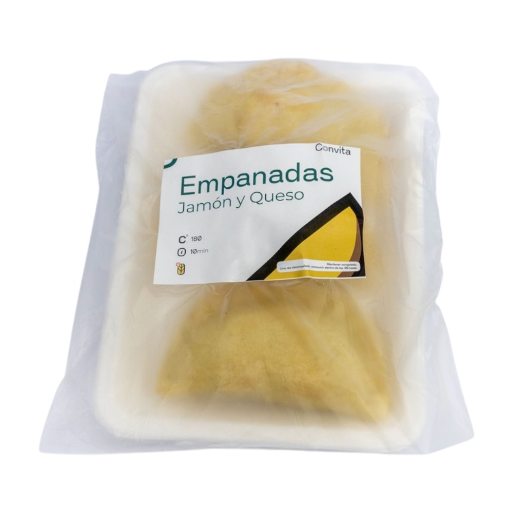 EMPANADAS DE JAMON Y QUESO CONVITA SIN GLUTEN