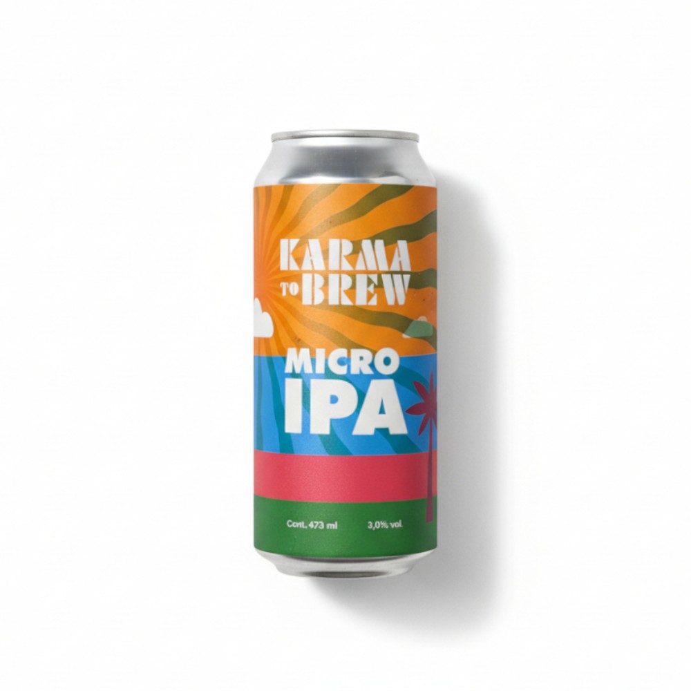 CERVEZA ARTESANAL KARMA MICRONEIPA 473ML