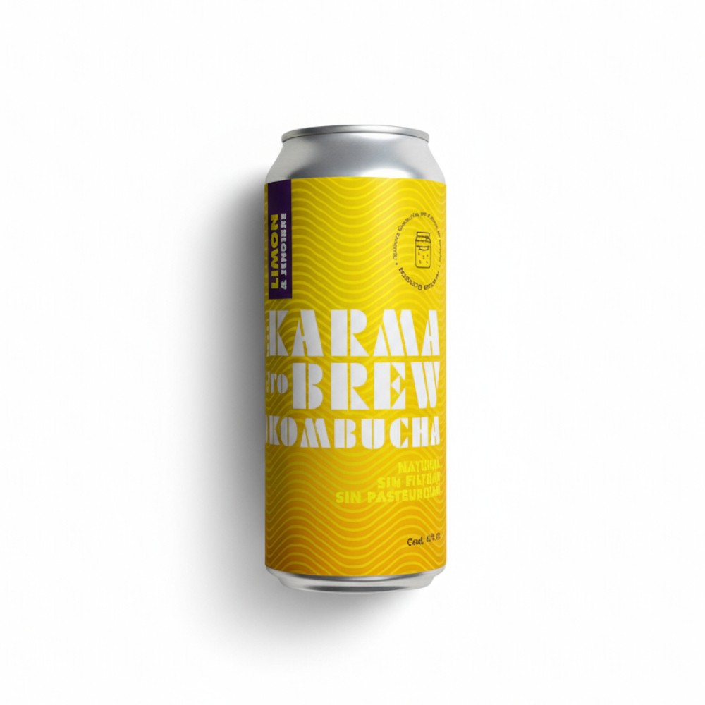 KOMBUCHA KARMA LIMON Y JENGIBRE 473ML
