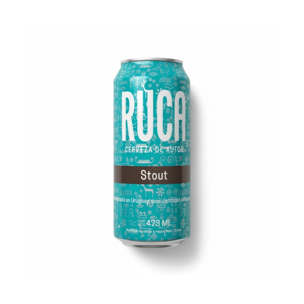 CERVEZA ARTESANAL RUCA STOUT 473ML