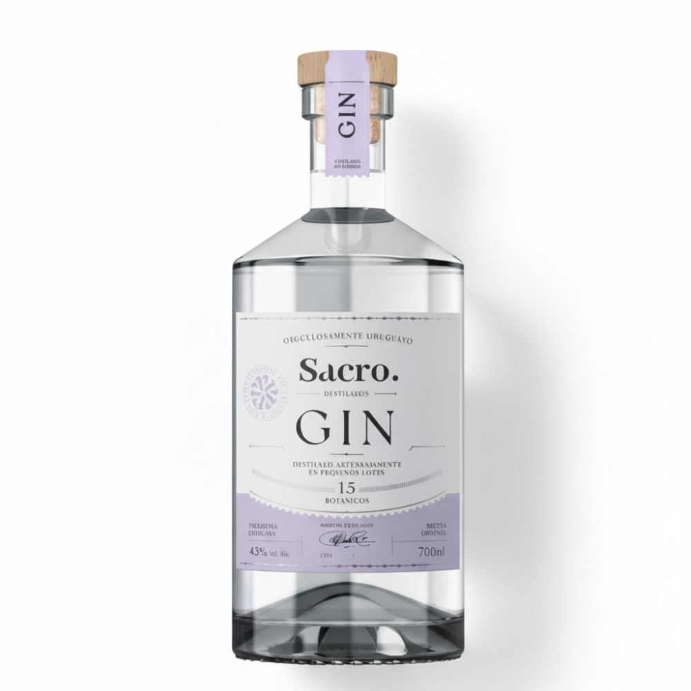 GIN ARTESANAL SACRO 15 BOTANICOS 700ML