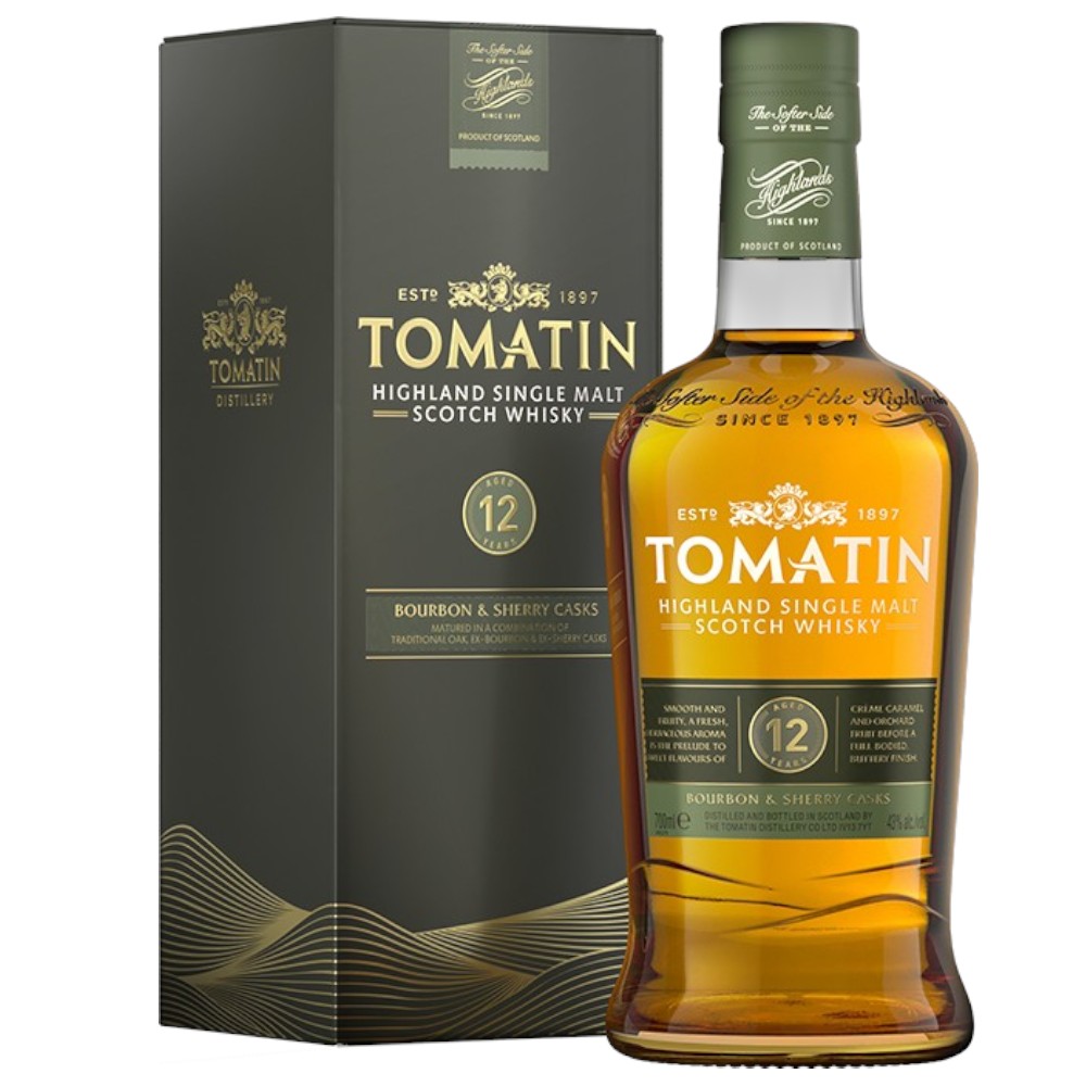 SINGLE MALT TOMATIN 12 AOS