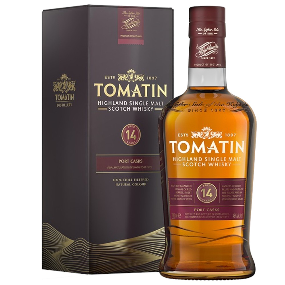 SINGLE MALT TOMATIN 14 AOS